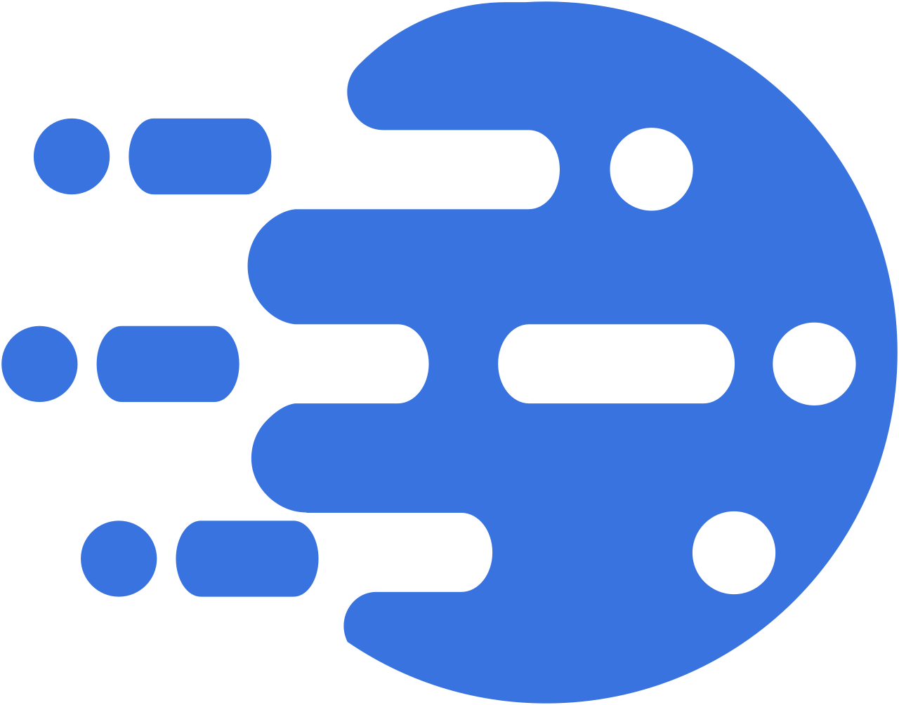 Abstract digital transformation graphic